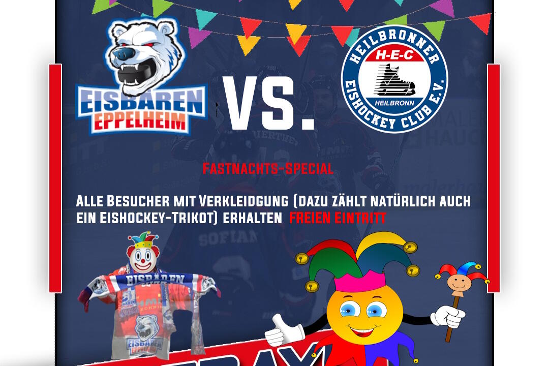 Heilbronner EC zum Fasnachts-Special zu Gast